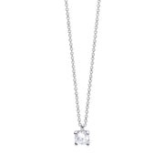 Mabina Girocollo in argento con punto luce zircone 553550